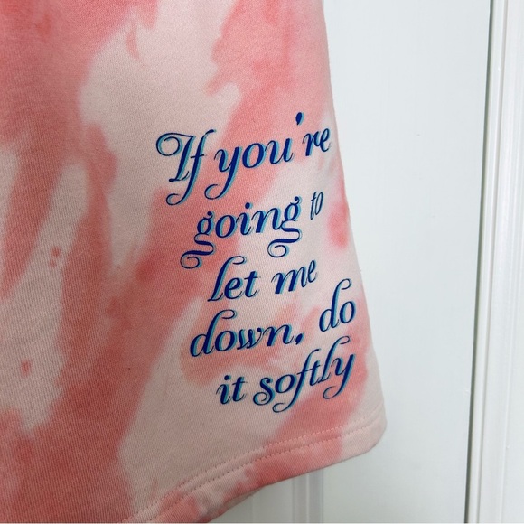 Broken Promises Pink‎ Tie-Dye Women's Shorts - Picture 2 of 6